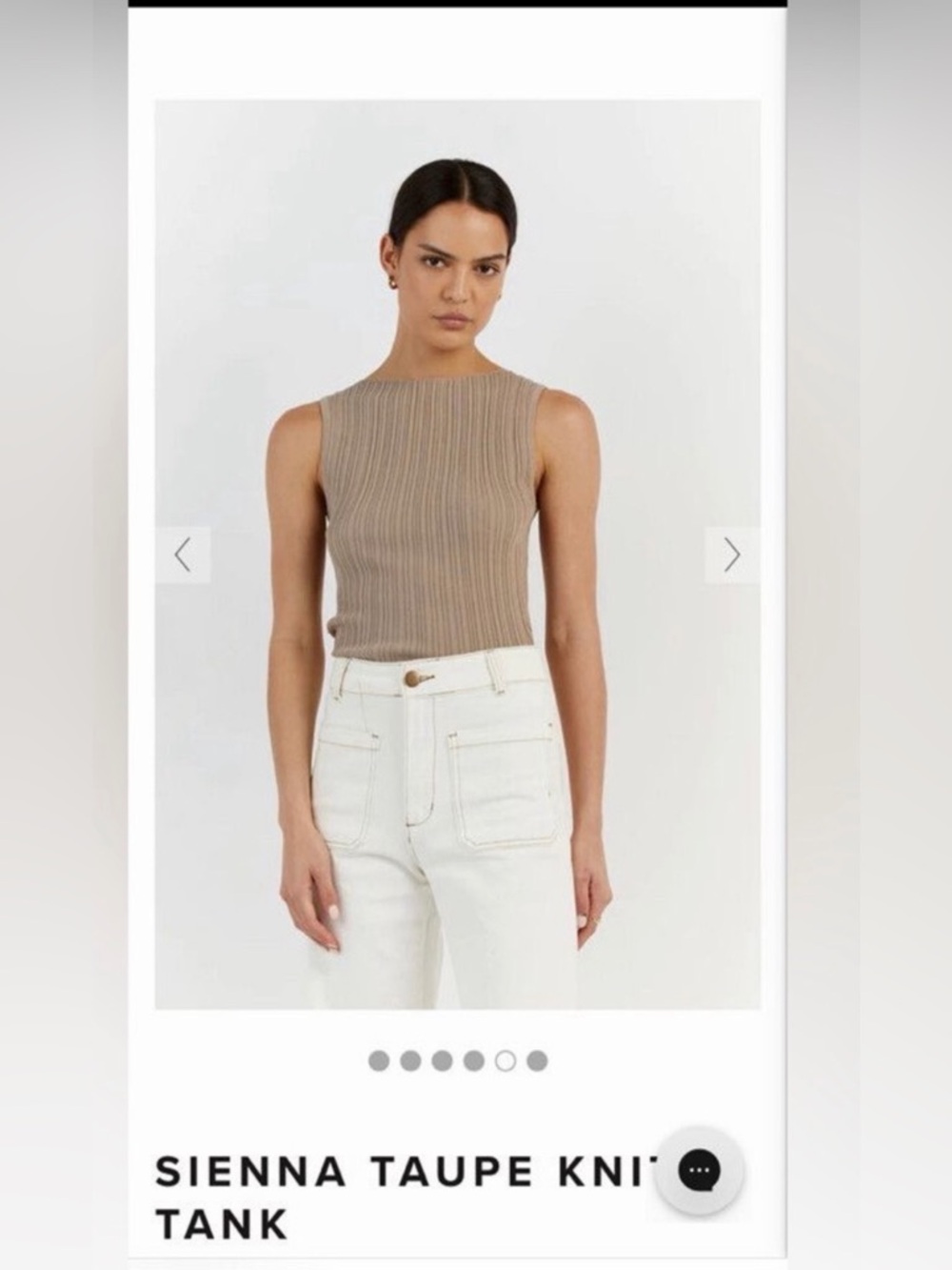DISSH Sienna Tank Top. Size Small.
